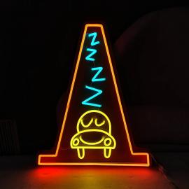 Sleepy Cone LED Neon Sign