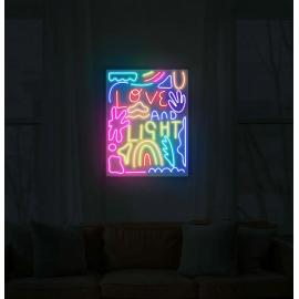 Love & Light - LED Neon Sign