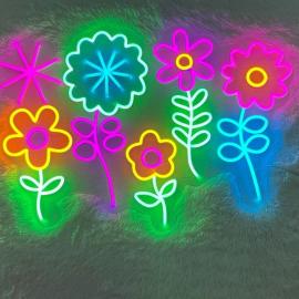 Flowers - LED Neon Art