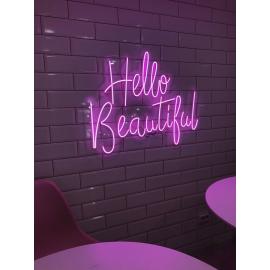 Hello Beautiful - LED Neon Sign