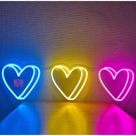 Mini Hearts - LED Neon Sign