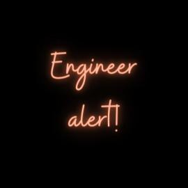 Engineer Alert! Neon Sign 
