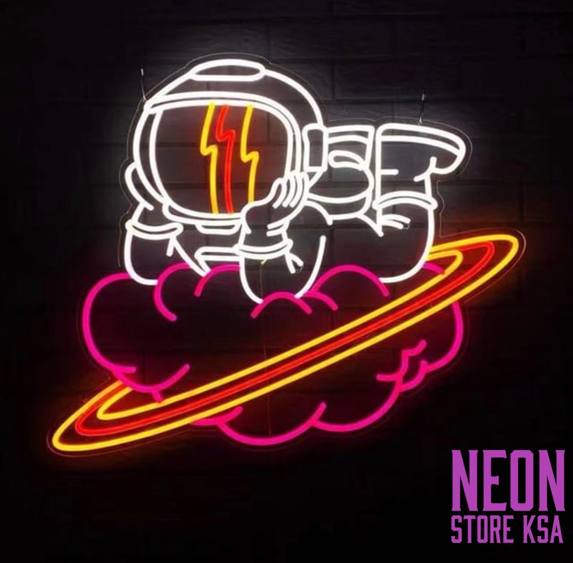 Anime Astronauts - LED Neon Art