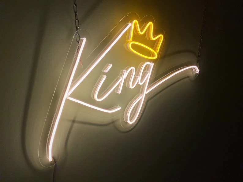 King - LED Neon Sign 