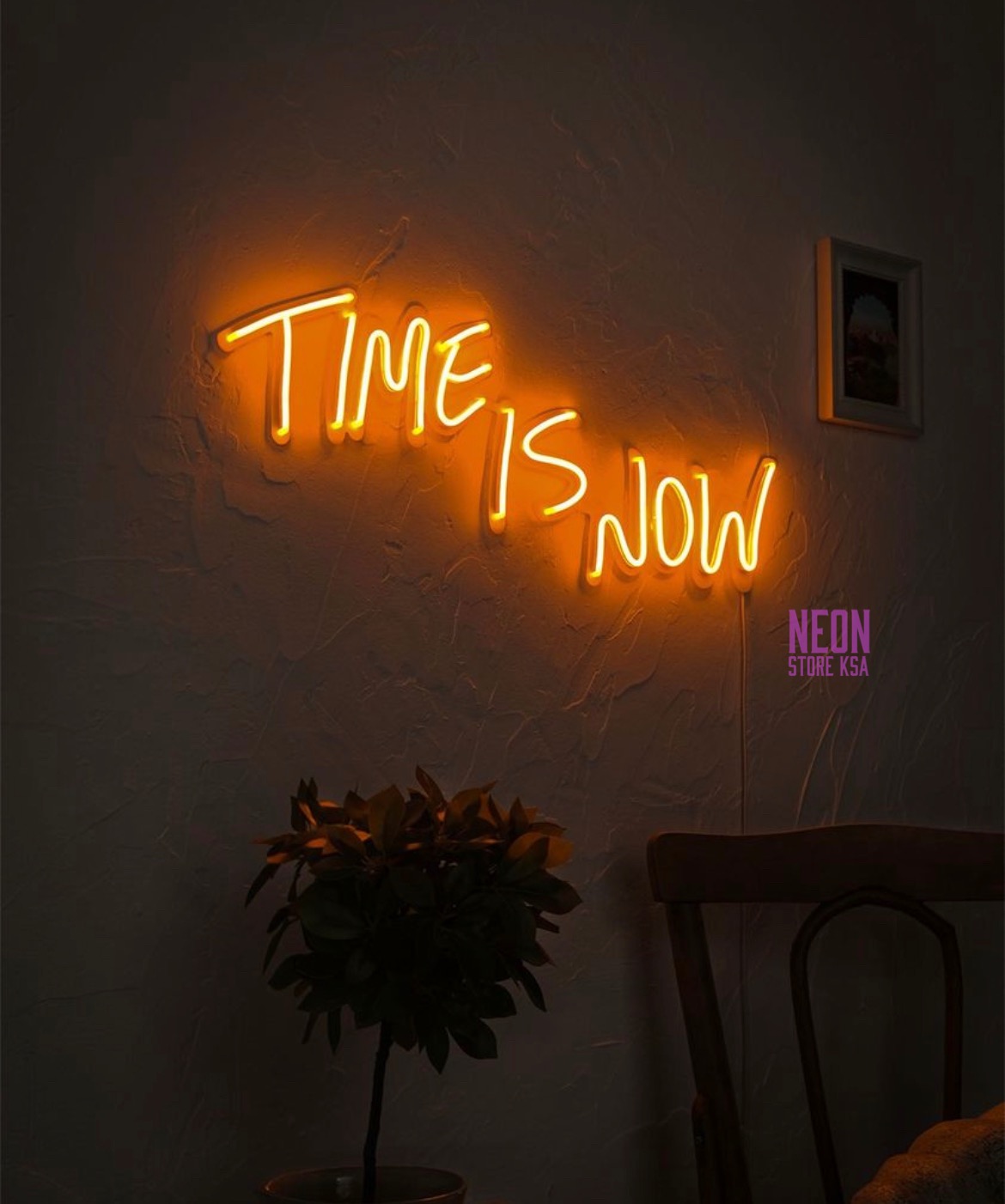 Time Is Now - Neon Art
