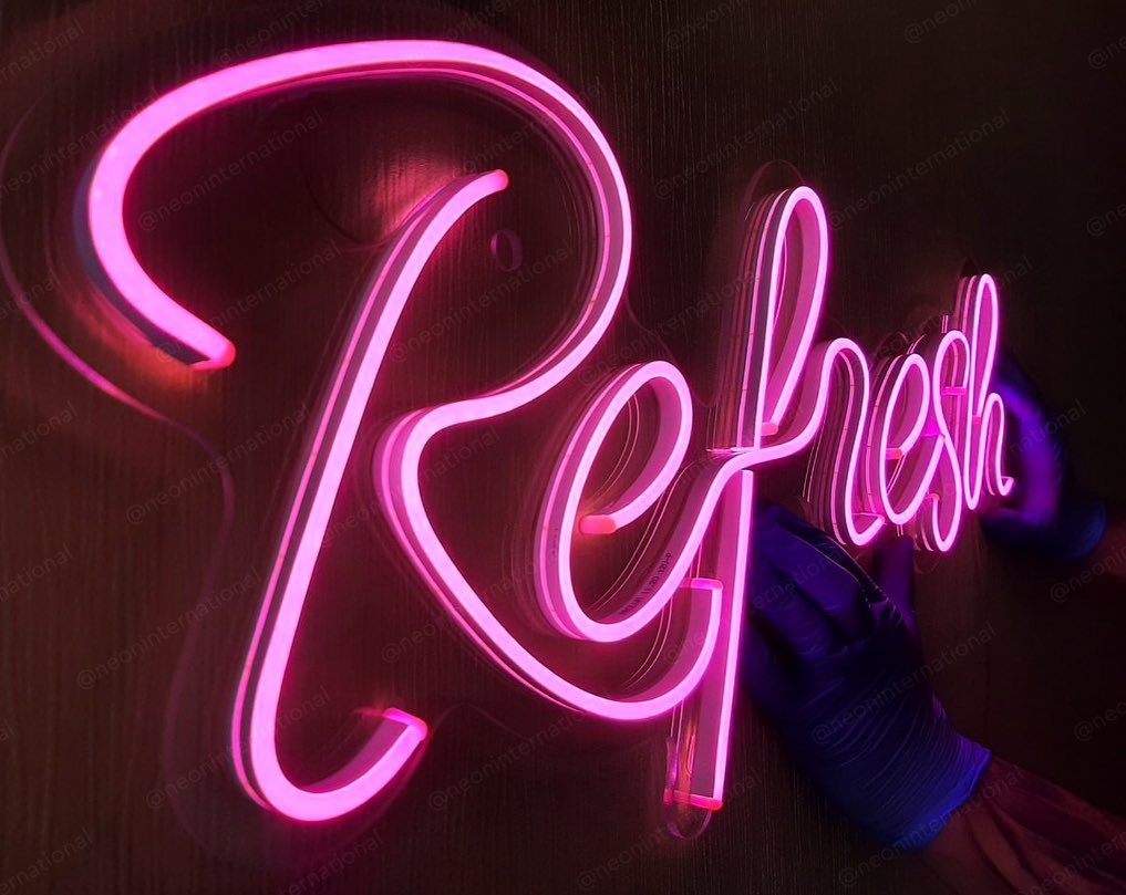Refresh - LED Neon Sign